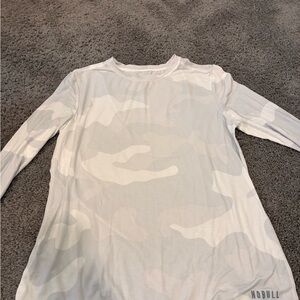 NOBULL White Camo Long Sleeve Shirt